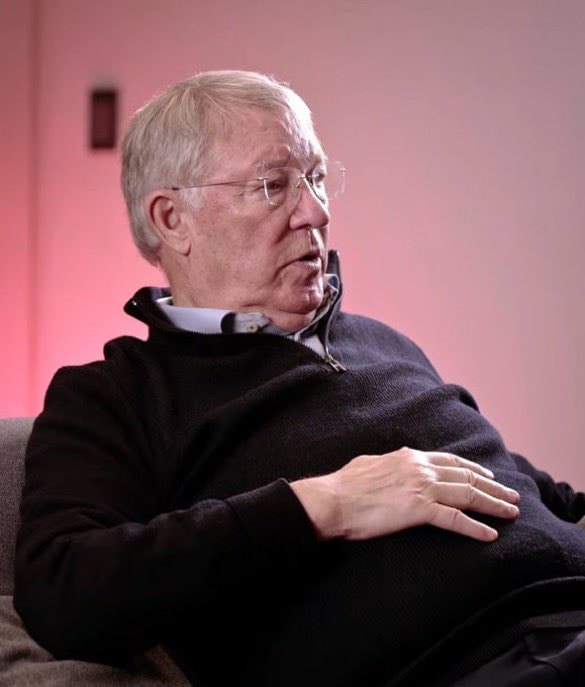 Sir Alex Ferguson interview moment (photo 1 of 2)