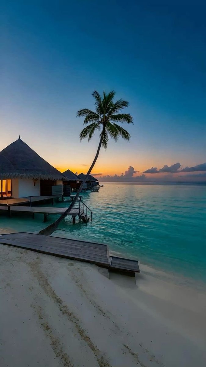 Maldives sunset