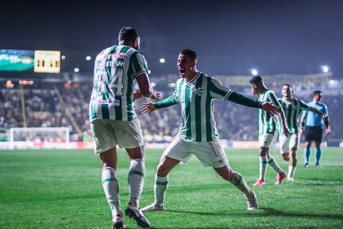 Juventude vs Criciúma goal celebration