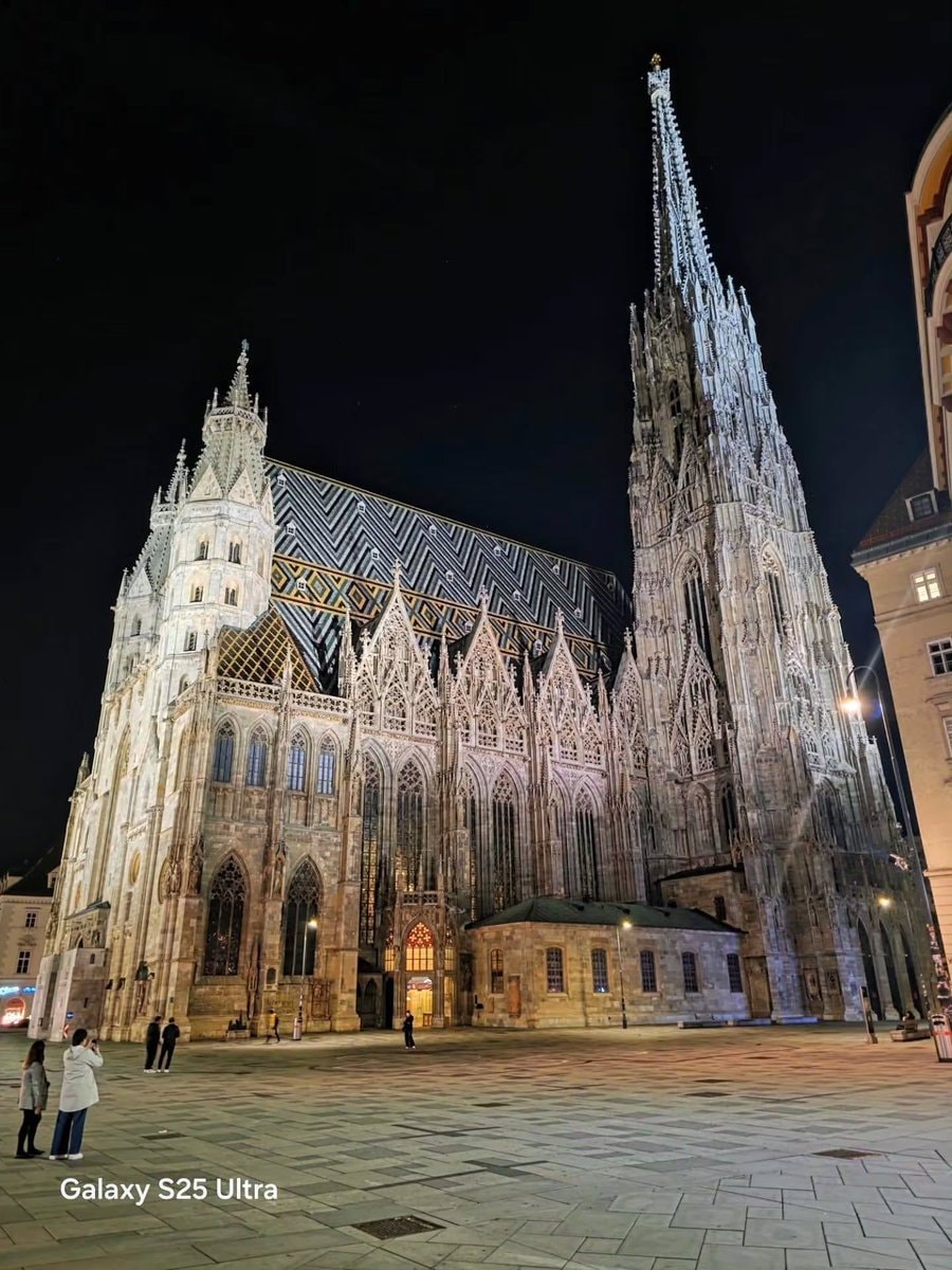 Vienna Austria cathedral night (photo 1 of 2)