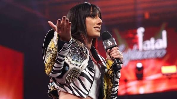 Jacy Jayne NXT Women's Championship moment