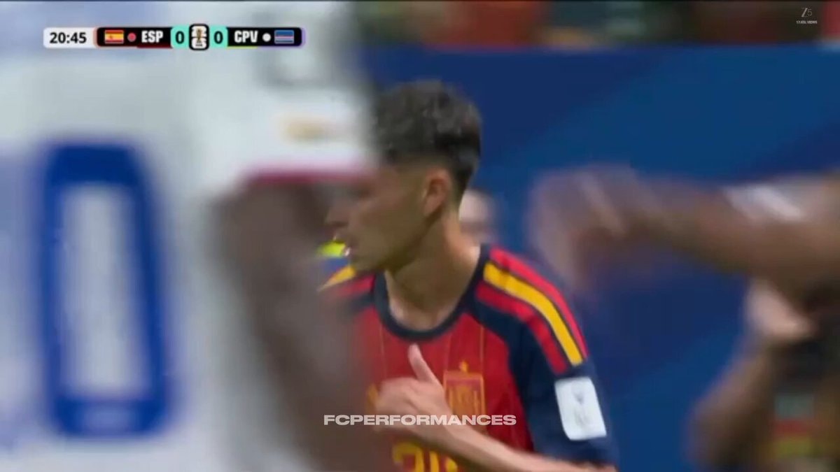 Pedri performance ESP vs CPV