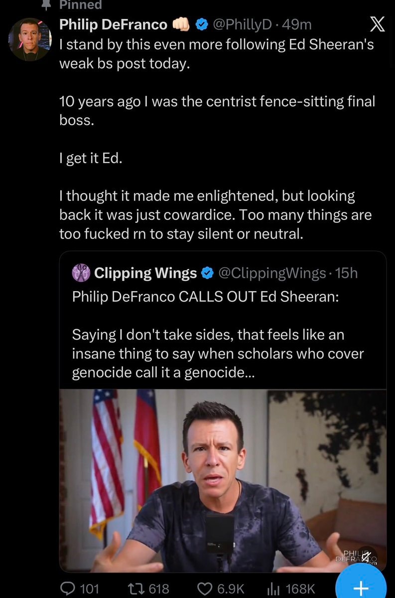 Philip DeFranco calls out Ed Sheeran Macklemore