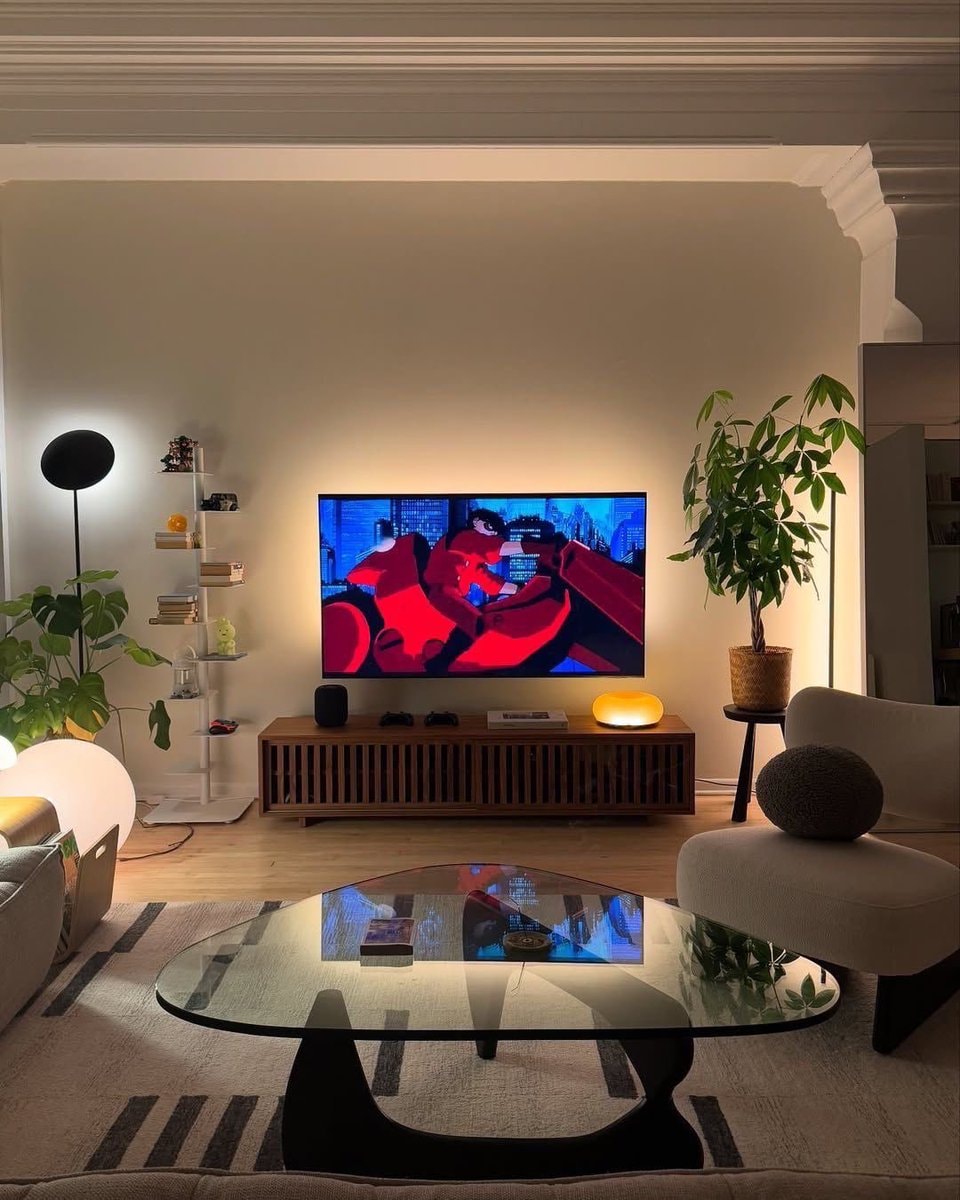 Cozy living room with TV 🥰