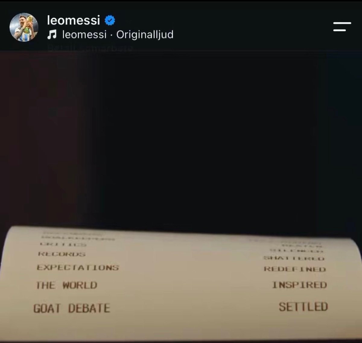 Lionel Messi goat debate settled (photo 2 of 2)
