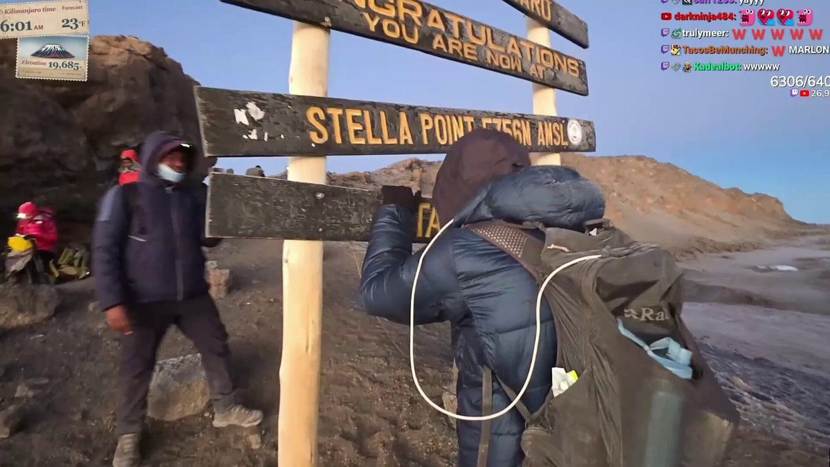 Marlon Mount Kilimanjaro summit