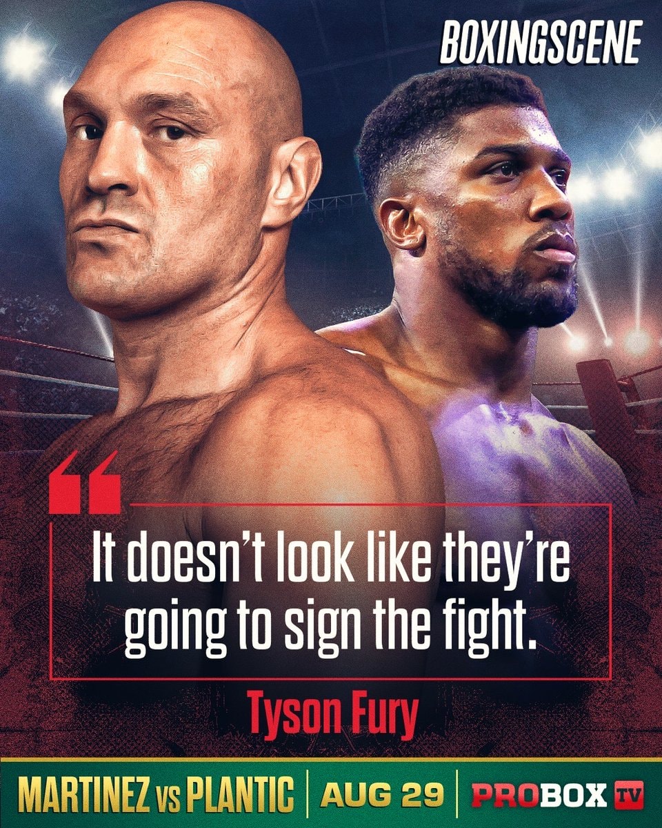 Tyson Fury doubts Anthony Joshua fight