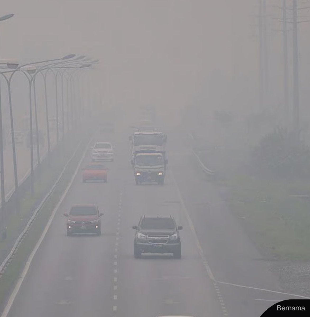 Serian Sarawak state of emergency haze Serian Sarawak state of emergency haze