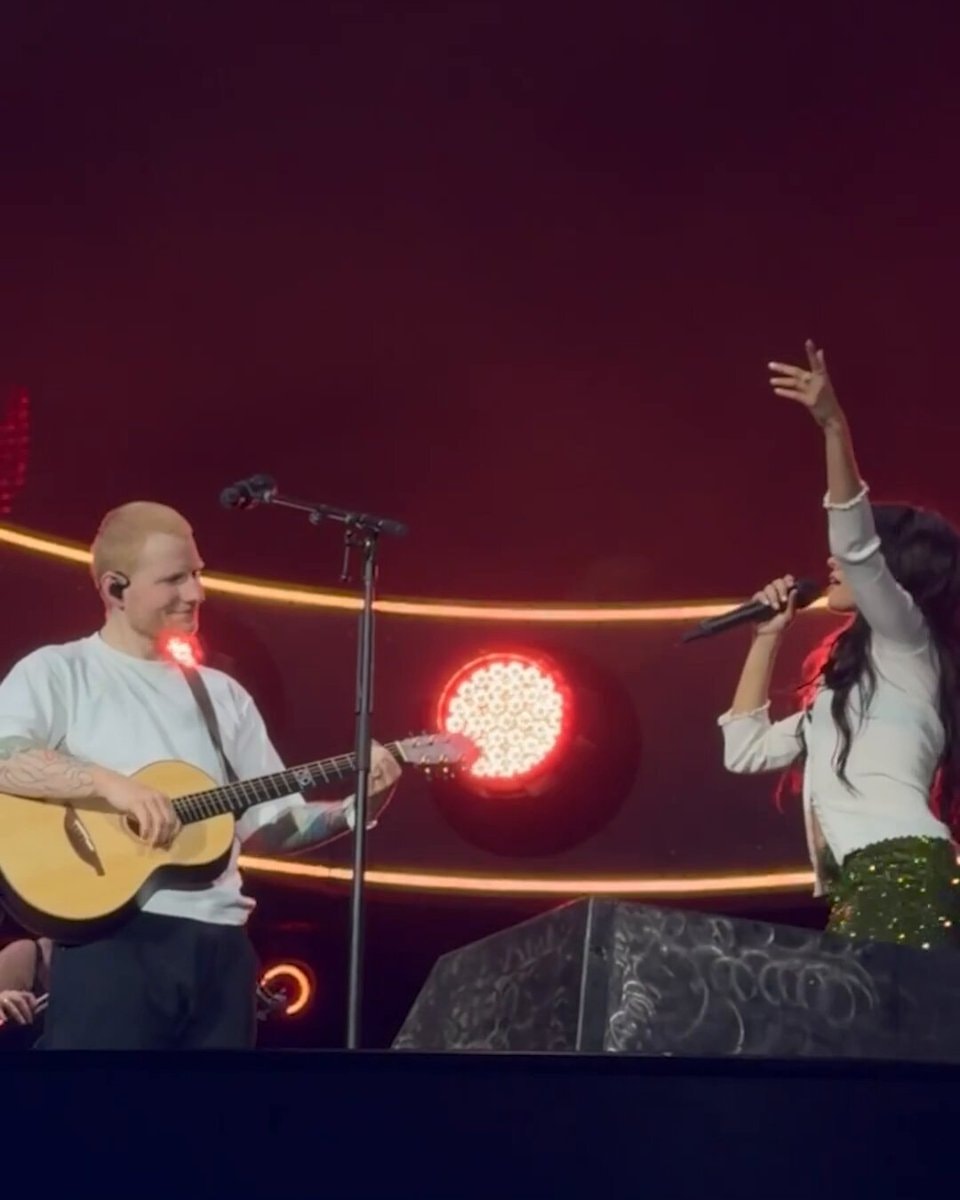 Ed Sheeran and Camila Cabello Bam Bam live