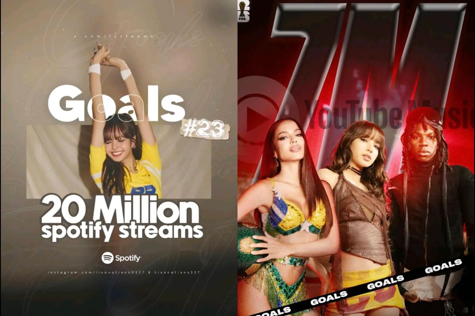 LISA GOALS 7 million streams