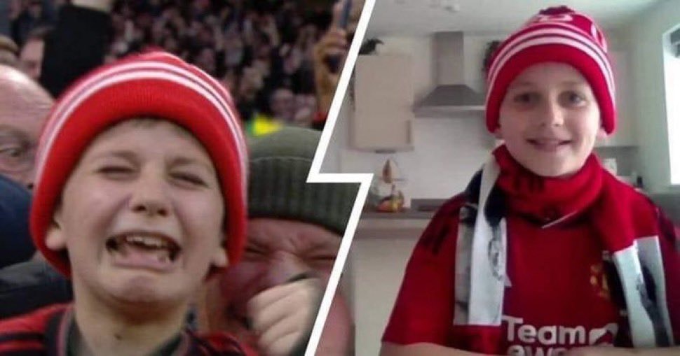 Alfie Old Trafford reaction