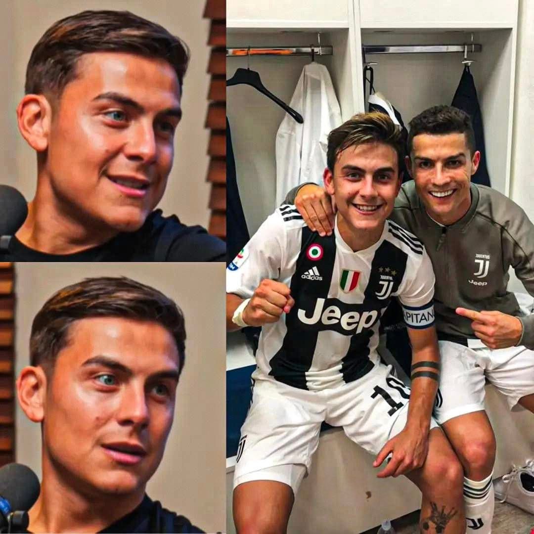 Paulo Dybala and Cristiano Ronaldo Juventus locker room