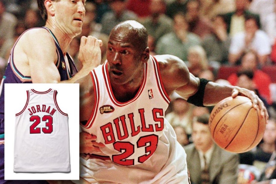 Michael Jordan 1998 NBA Finals jersey Michael Jordan 1998 NBA Finals jersey
