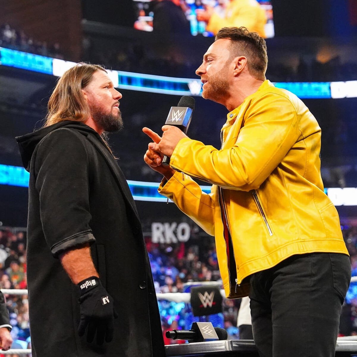 AJ Styles on LA Knight AJ Styles on LA Knight