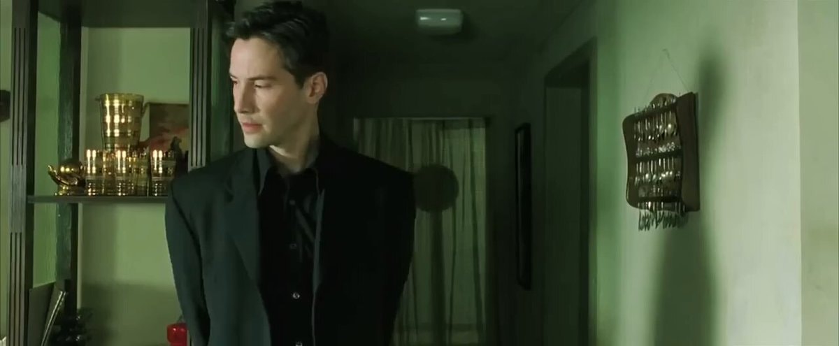 Neo spoon bending scene The Matrix