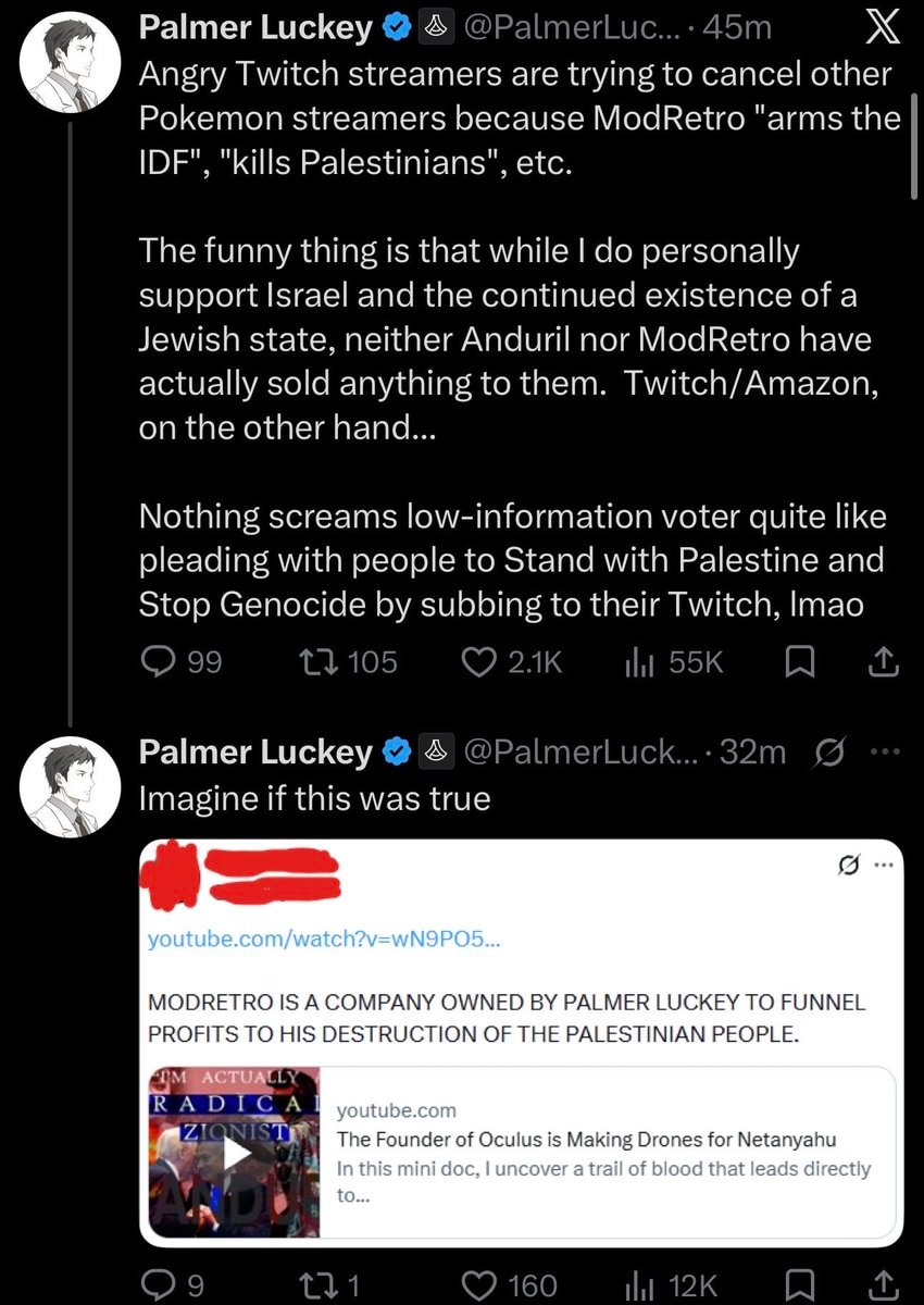 Palmer Luckey on ModRetro and Logan Paul