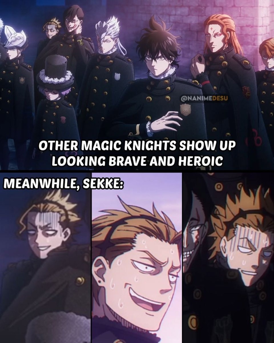 Black Clover Sekke vs Magic Knights