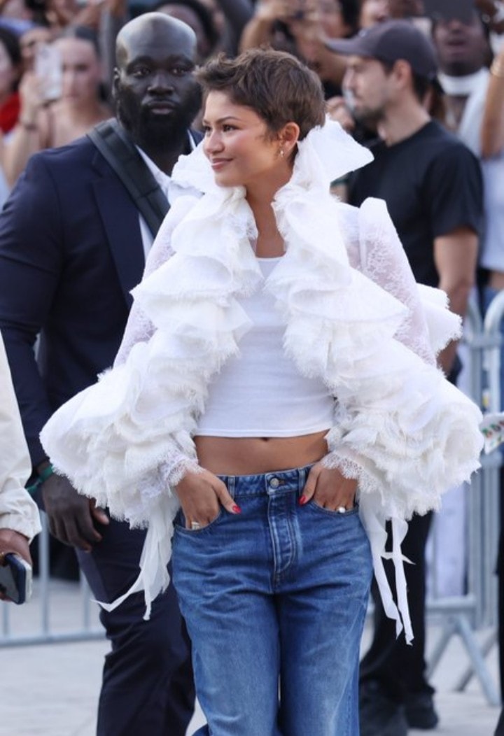 Zendaya at Louis Vuitton show in Paris