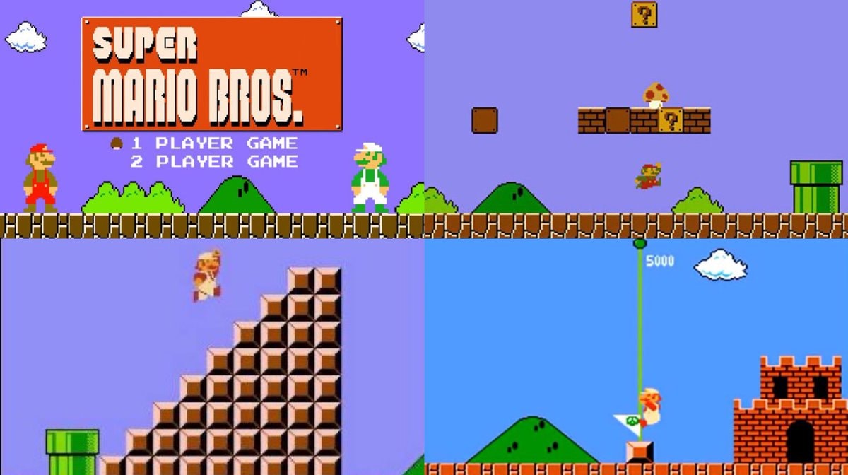 Super Mario Bros. collage