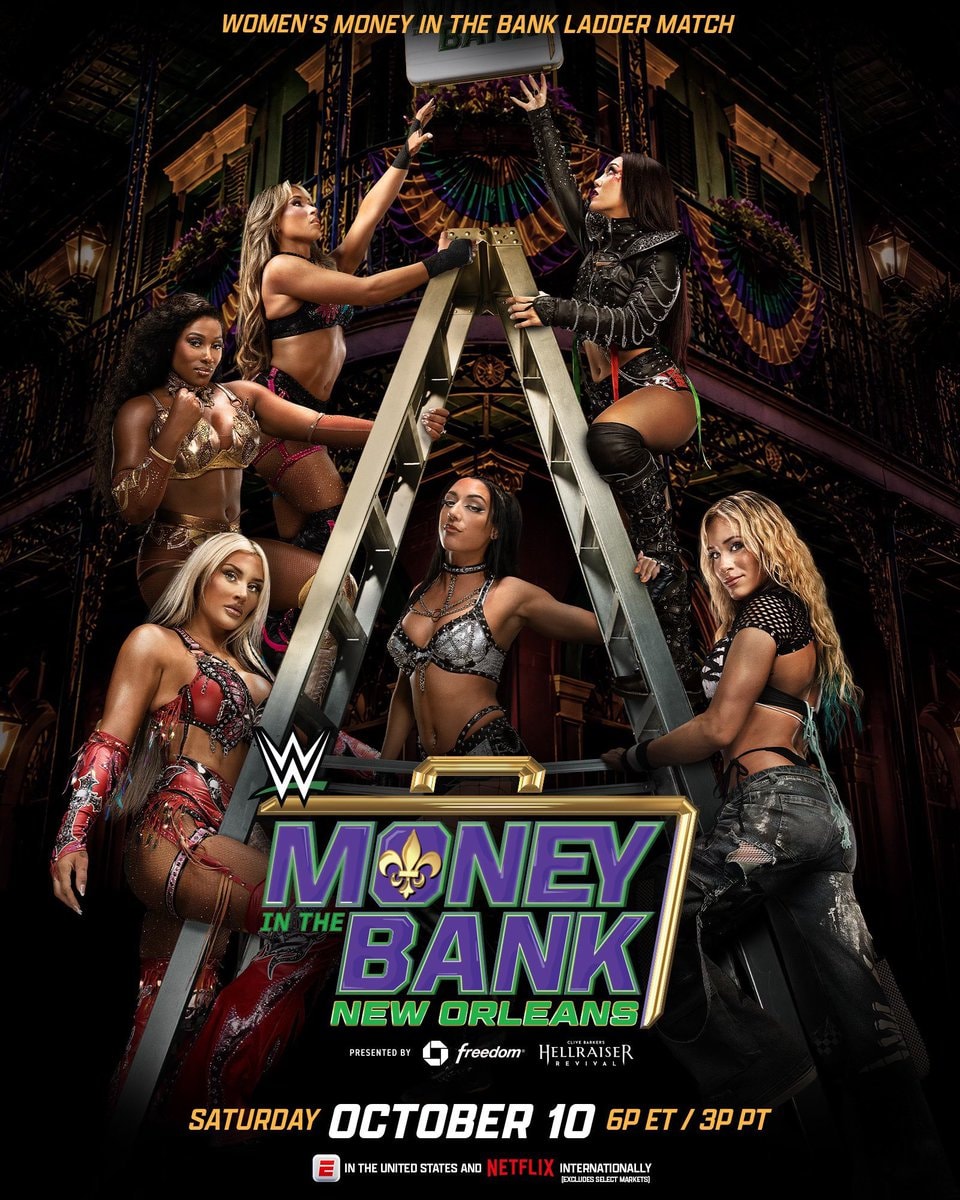 Money in the Bank Ladder Match posters