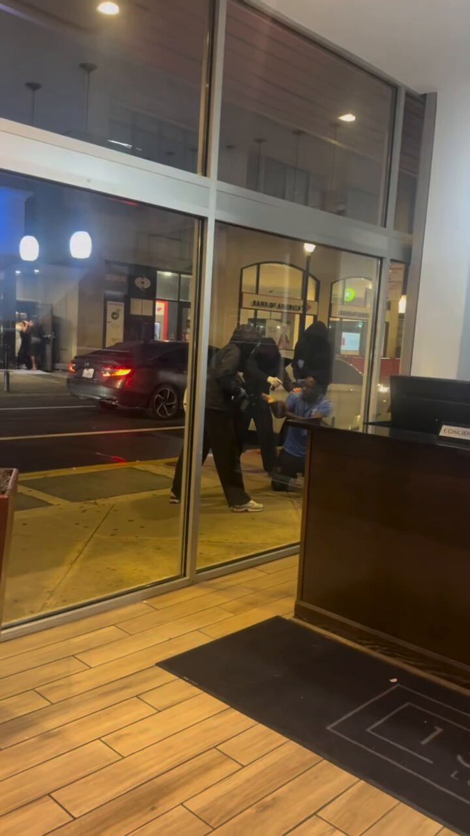 Bank of America scene in Philly