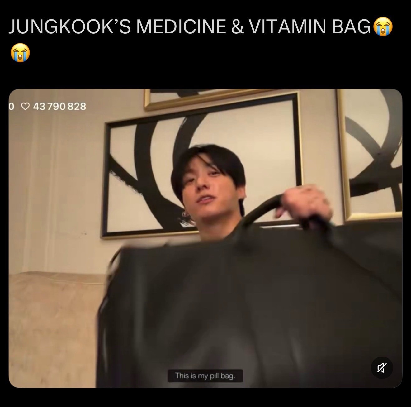 Jungkook supplements and vitamins