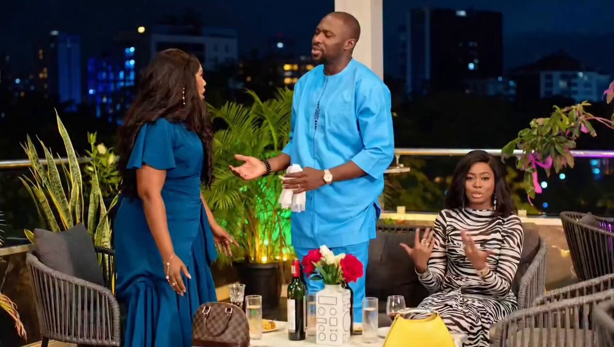 Wife crashes business dinner drama