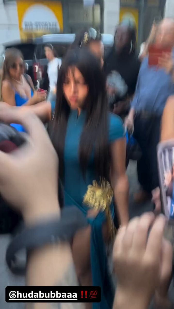 Huda Mustafa at Kim Shui NYFW