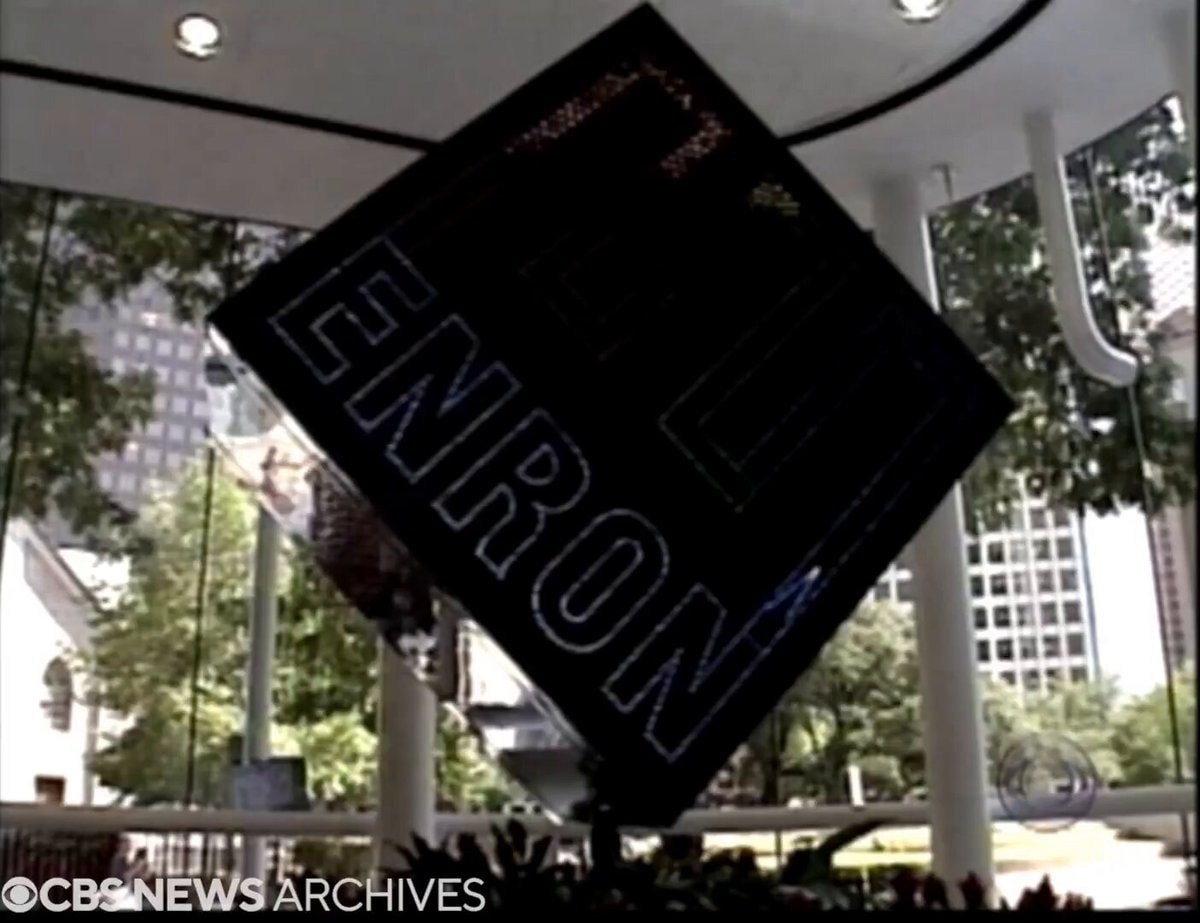 Enron sculpture CBS News Archives