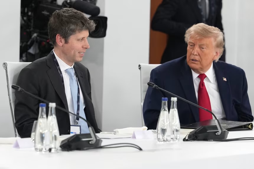 Sam Altman and Donald Trump meeting