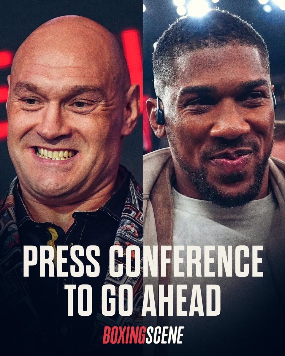 Tyson Fury Anthony Joshua press conference