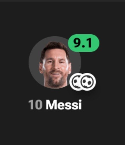 Lionel Messi portrait