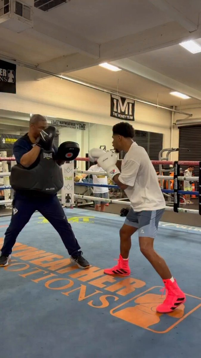 Shakur Stevenson training