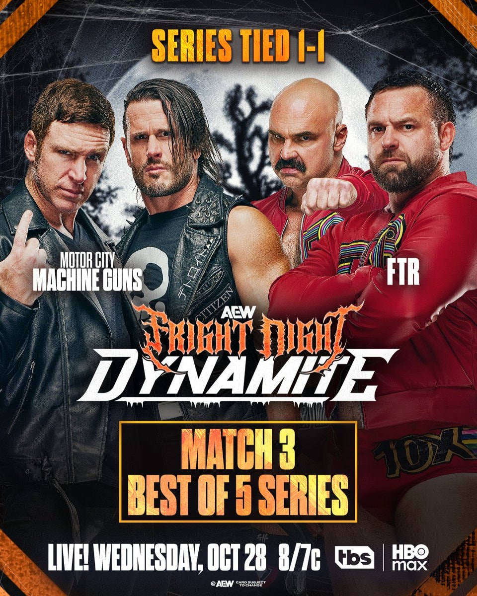 AEW Fright Night Dynamite match lineup (photo 3 of 3)