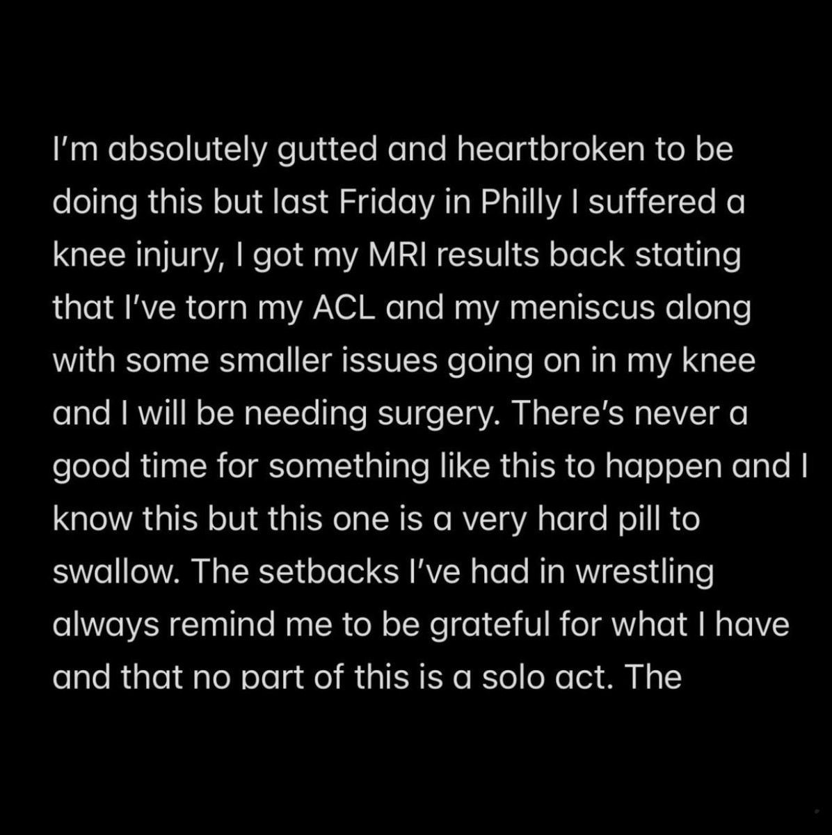 Brooke Havok injury update (photo 2 of 4)