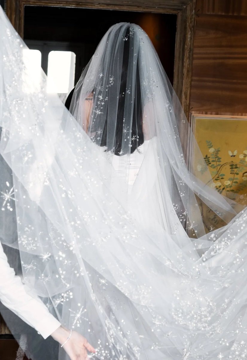 Dove Cameron Valentino wedding dress