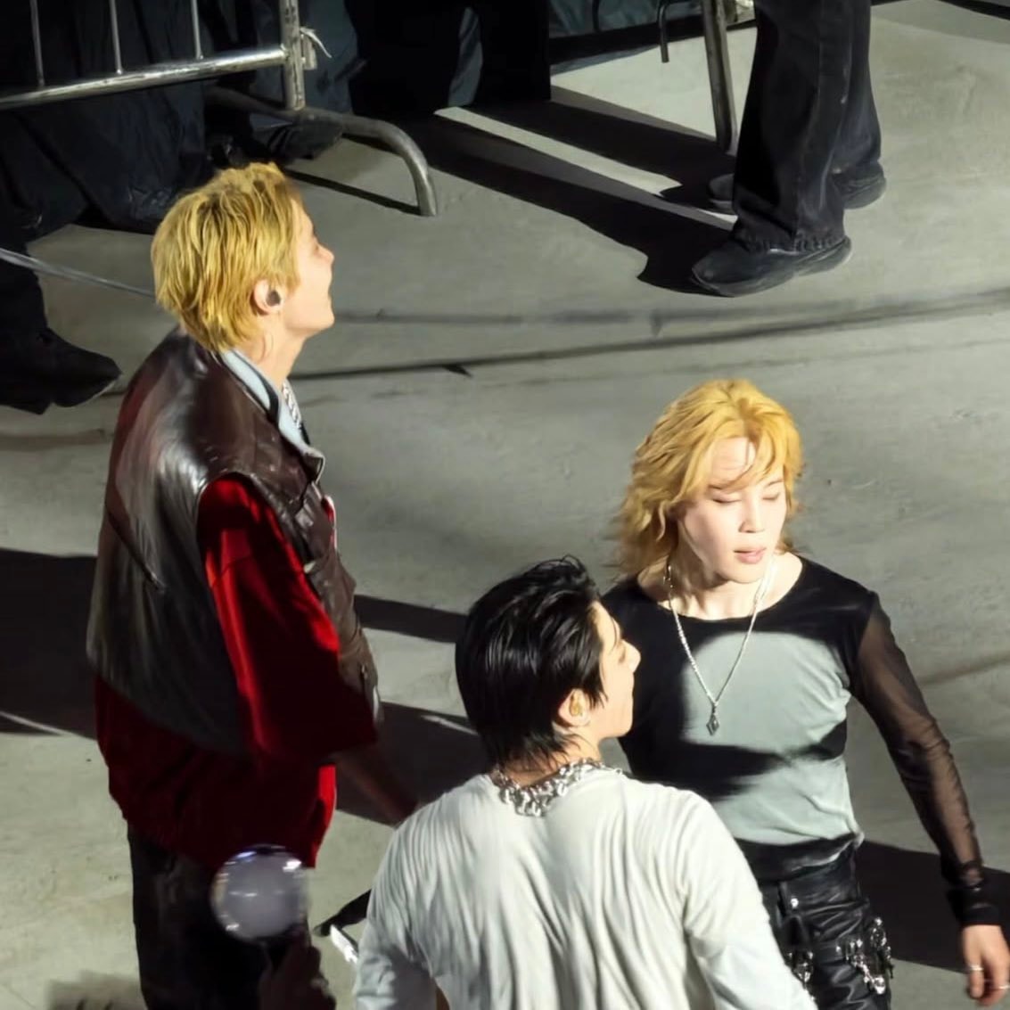Jimin and J-Hope blonde hair