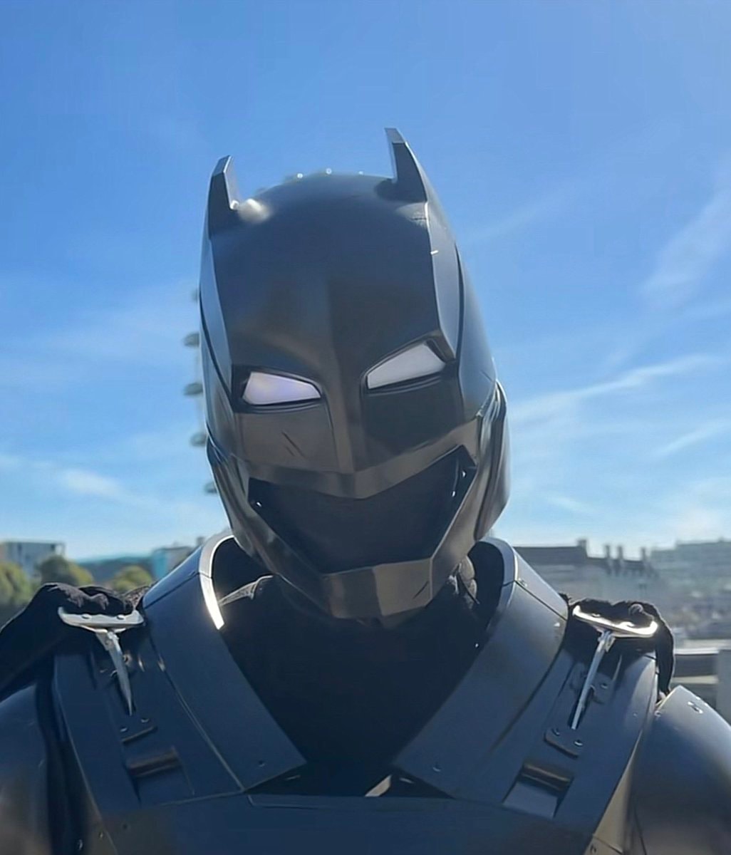 Batman gives away fuel in London