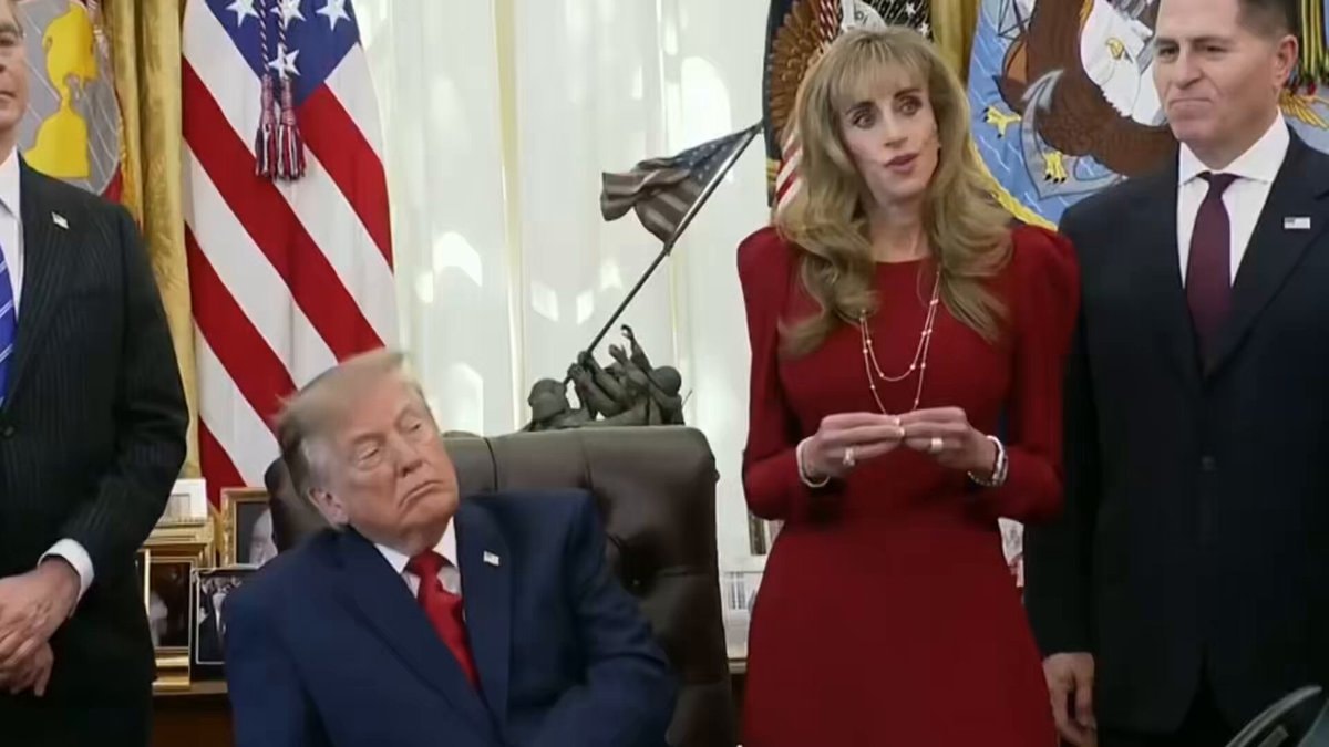 Susan Dell and Donald Trump