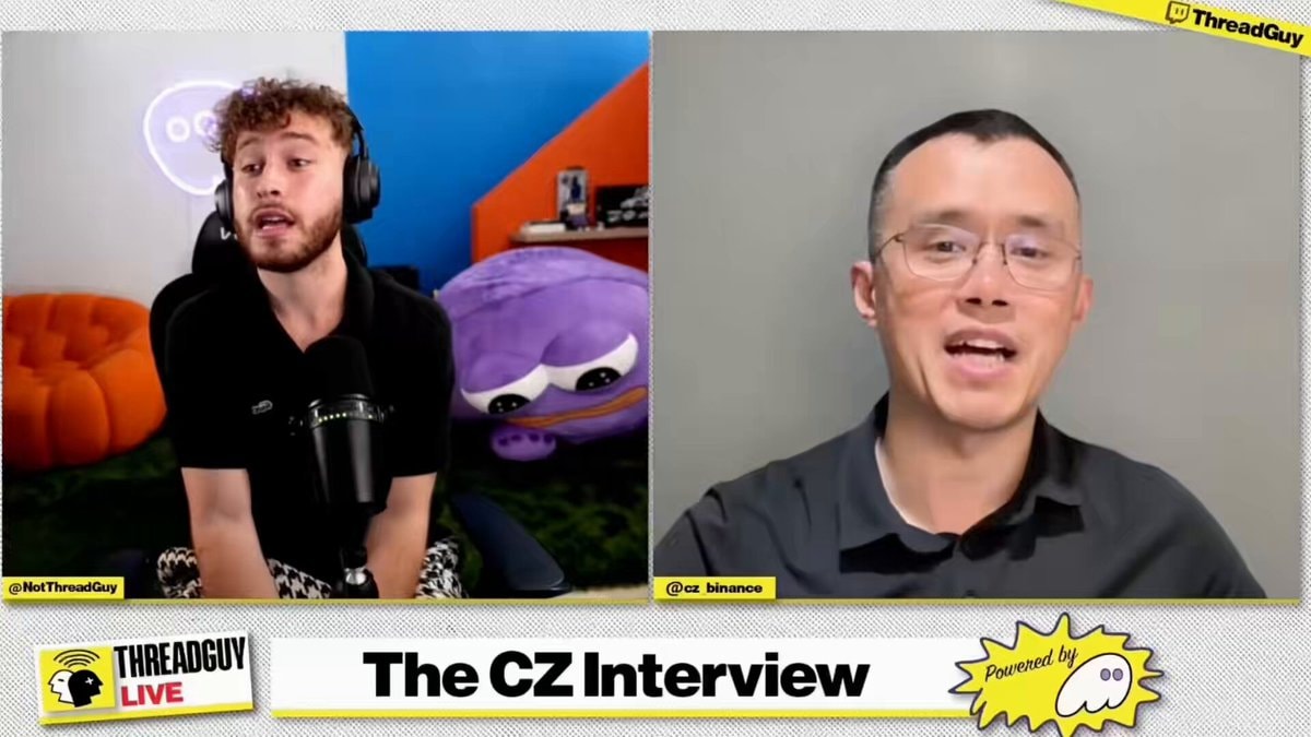 CZ on ThreadGuy Live