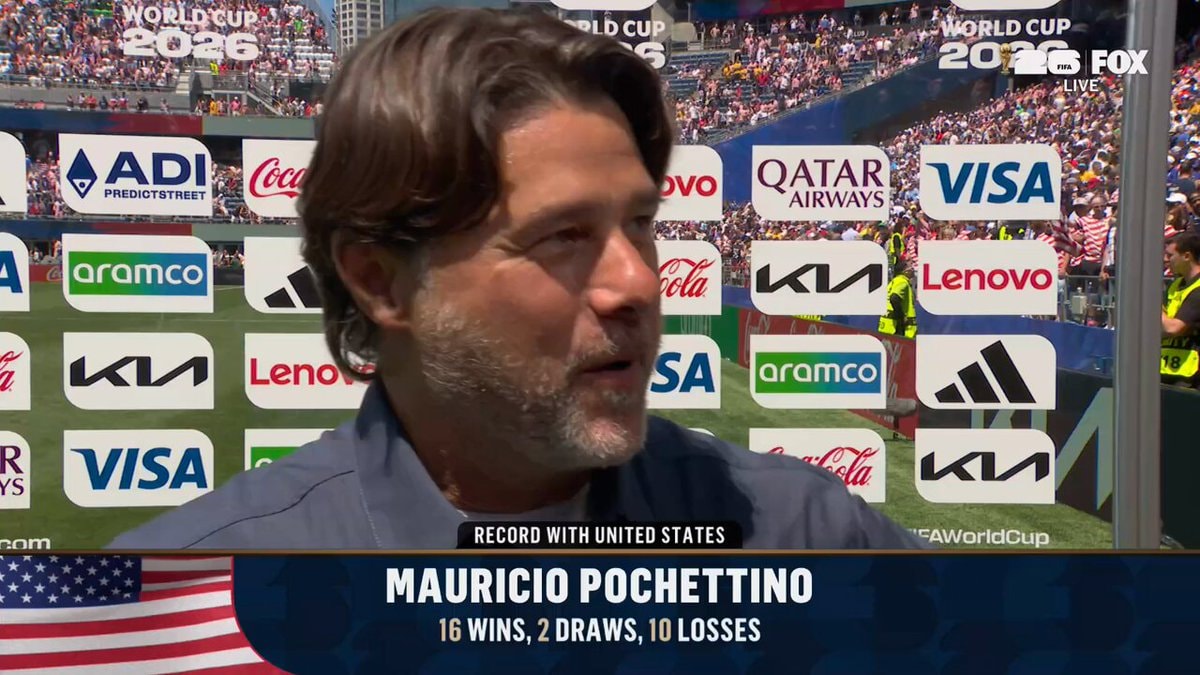 Mauricio Pochettino USA chant after Australia win Mauricio Pochettino USA chant after Australia win