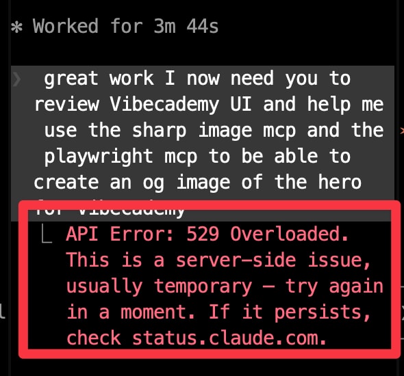 Screenshot of rate limits in Claude AI