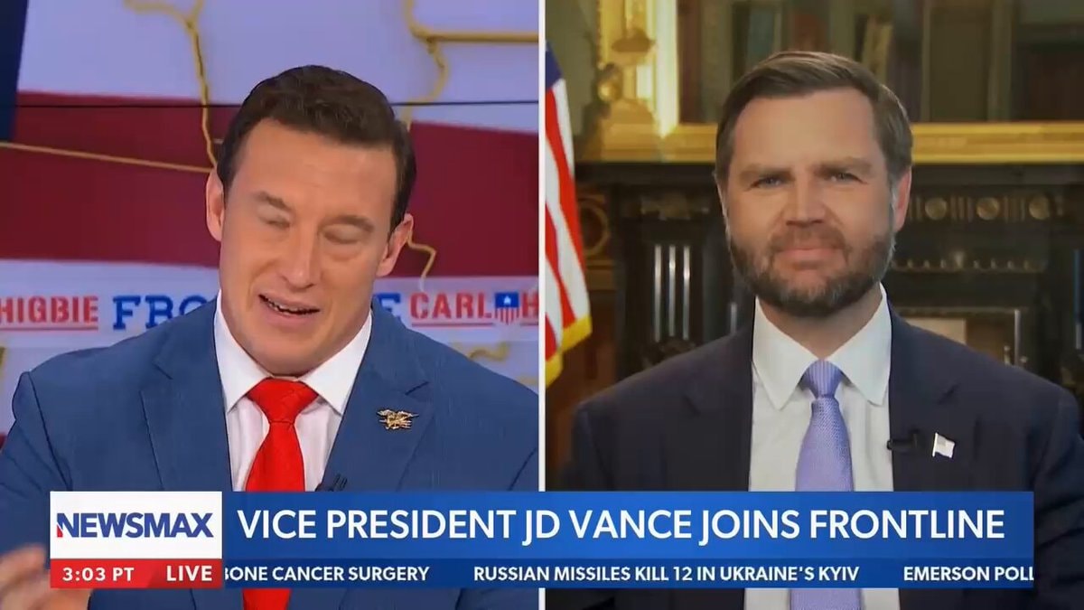 VP JD Vance Newsmax Frontline Interview
