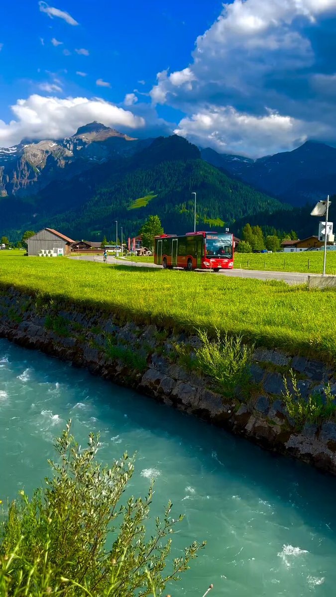 Switzerland bus route views