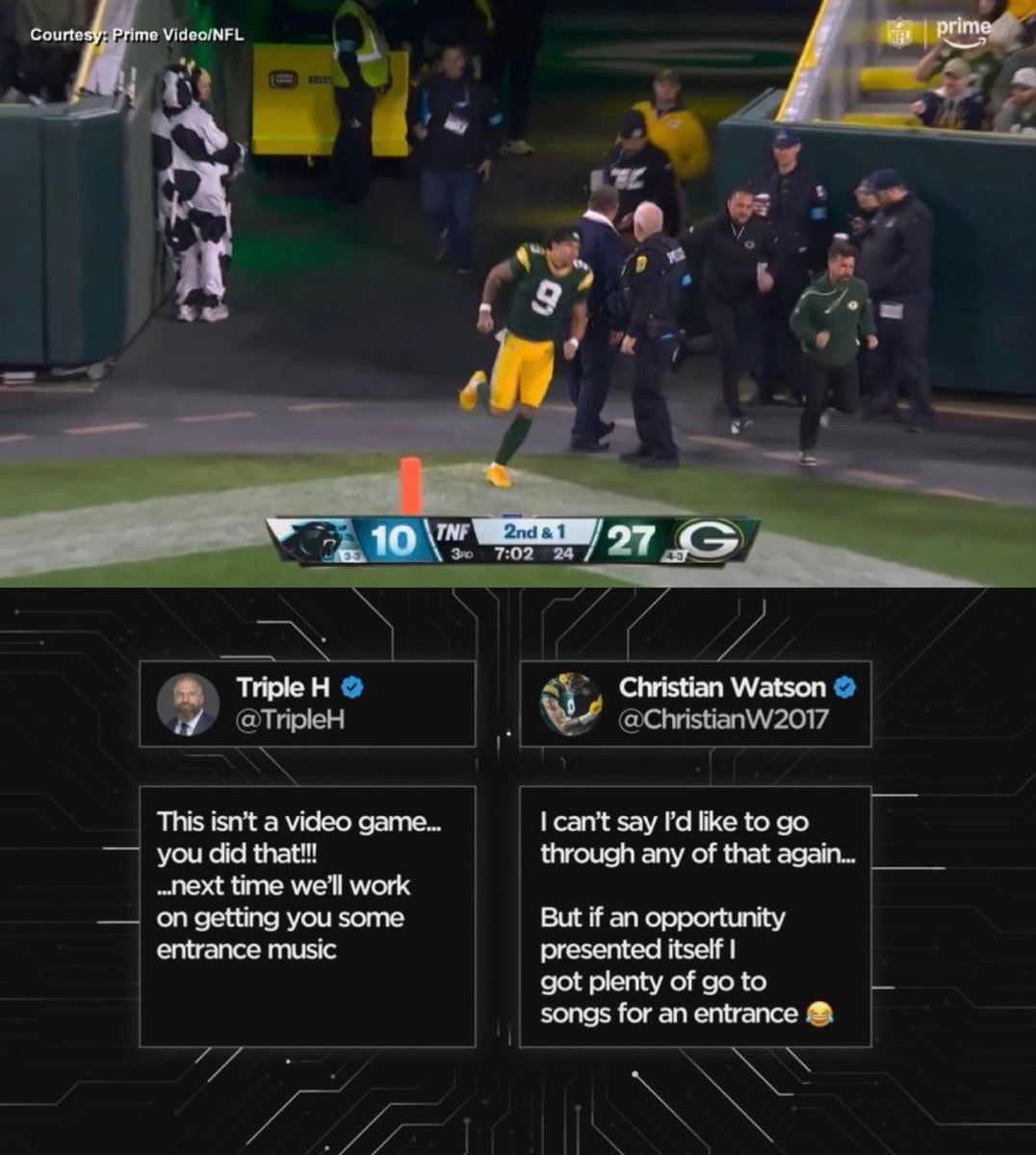 Christian Watson Thursday Night Football WWE Christian Watson Thursday Night Football WWE