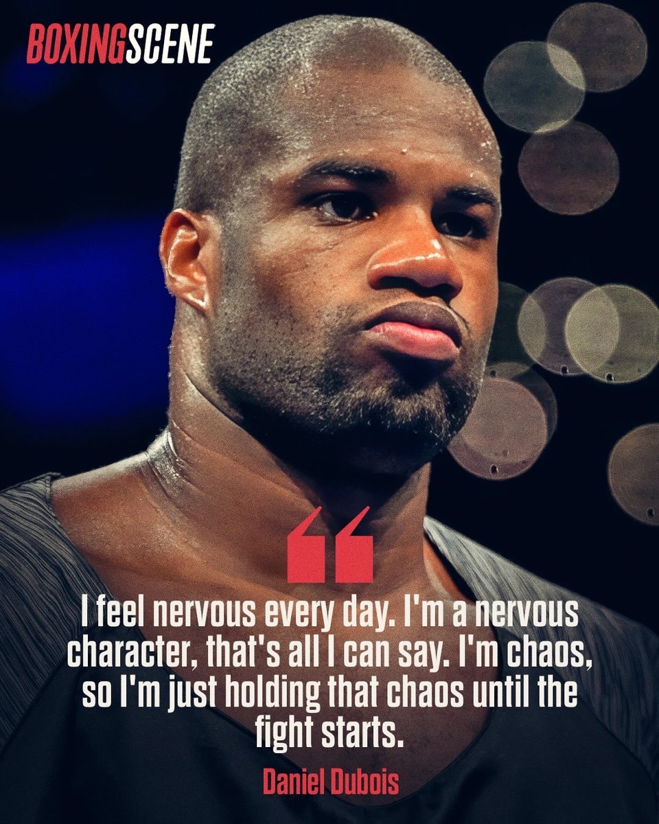 Daniel Dubois nervous before rematch