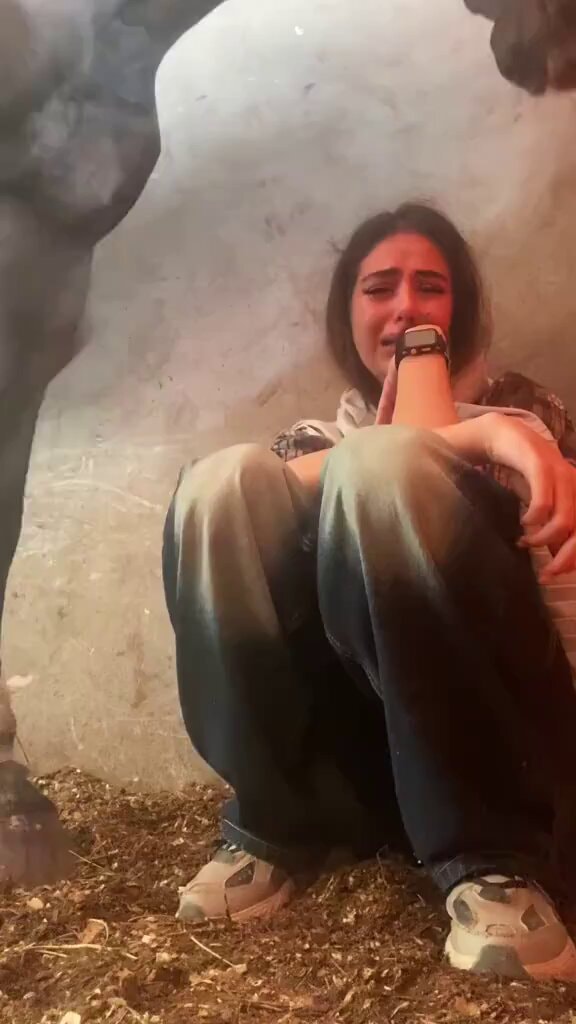 horse comforts crying friend