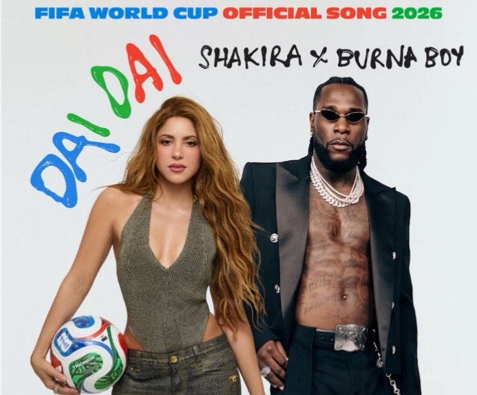 Shakira Burna Boy Dai Dai Global Spotify #2 (photo 2 of 2)