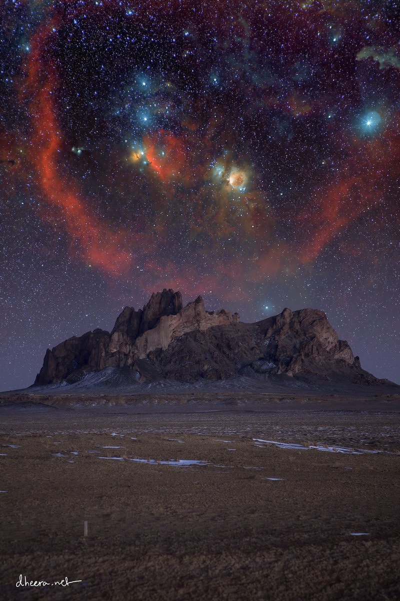 Orion over Navajo Volcanic Field Orion over Navajo Volcanic Field
