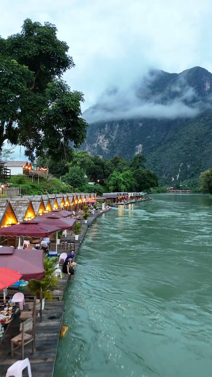 Kanchanaburi riverside huts